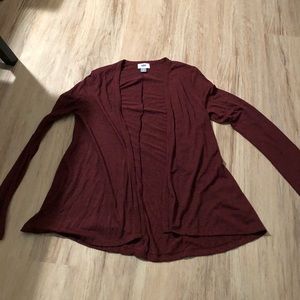 Burgundy cardigan never worn
